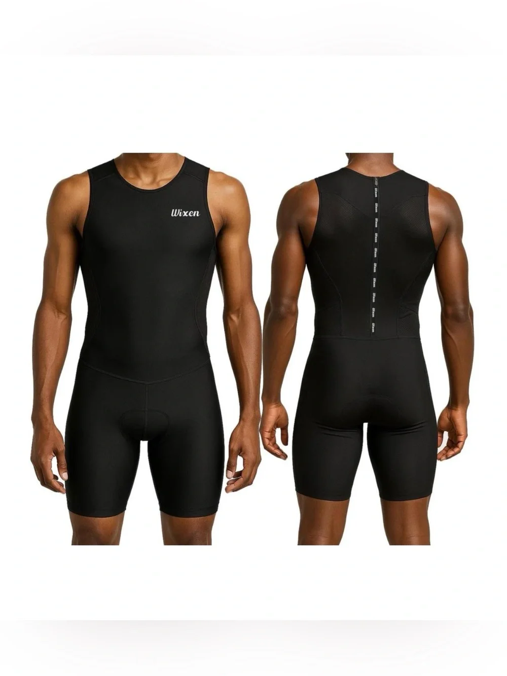 NWT WIXEN Men's Triathlon Suit Sleeveless - Padded - Medium
